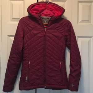 Purple Icebreaker winter jacket